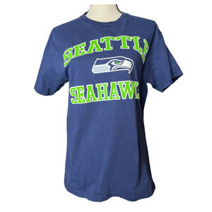 NFL Seahawk T-shirt in Blue Size M